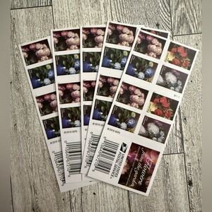 100 Flowers From The Garden USPS Forever Postage Stamps